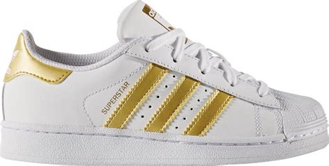 adidas schoenen dames wit goud